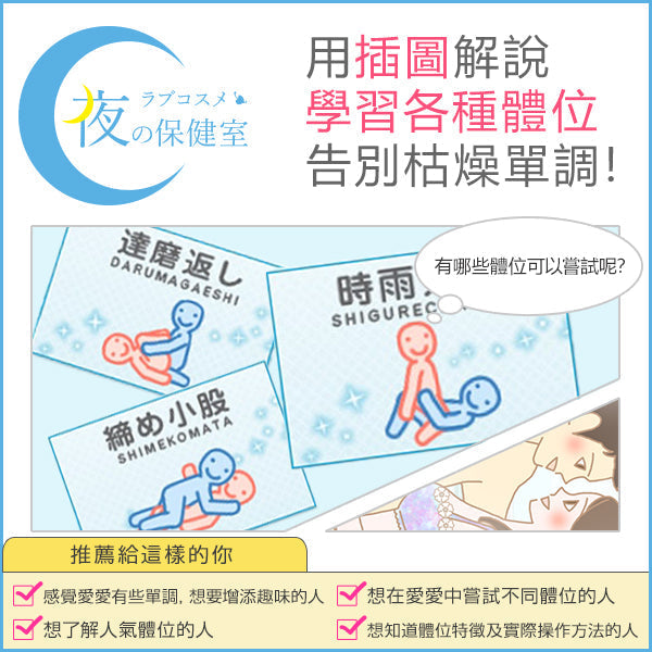 【專題】最好的愛愛體位是？ 愛愛體位圖解~（上篇）