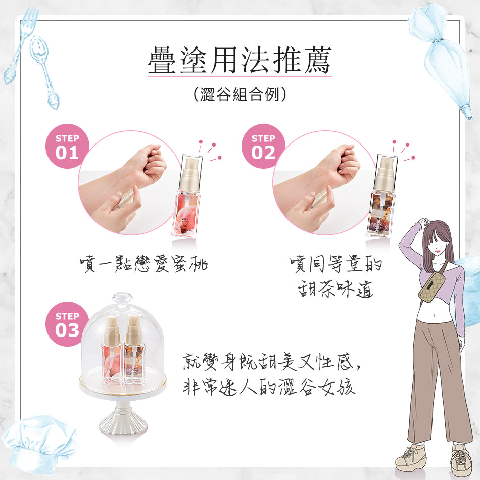 東京之戀 甜心香體噴霧 香草