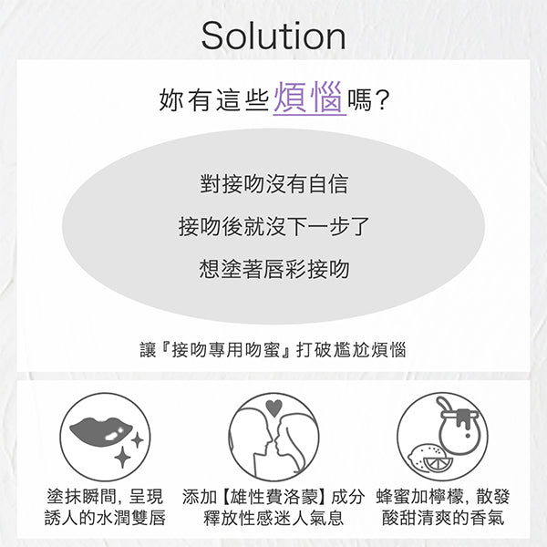 接吻專用吻蜜 蜂蜜檸檬